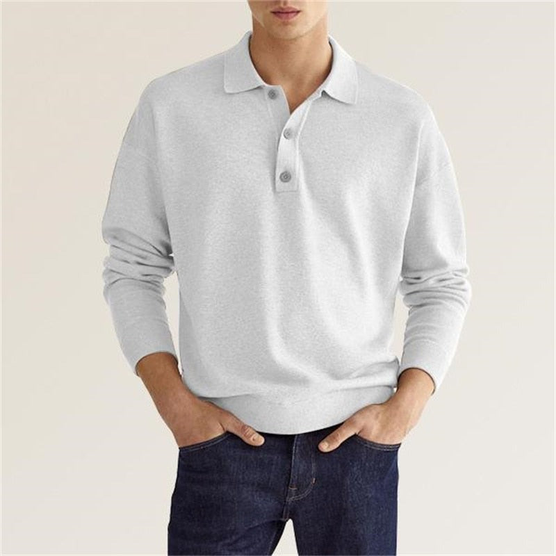 Heritage Lange mouw Poloshirt - Elegantie, classic en comfortabel